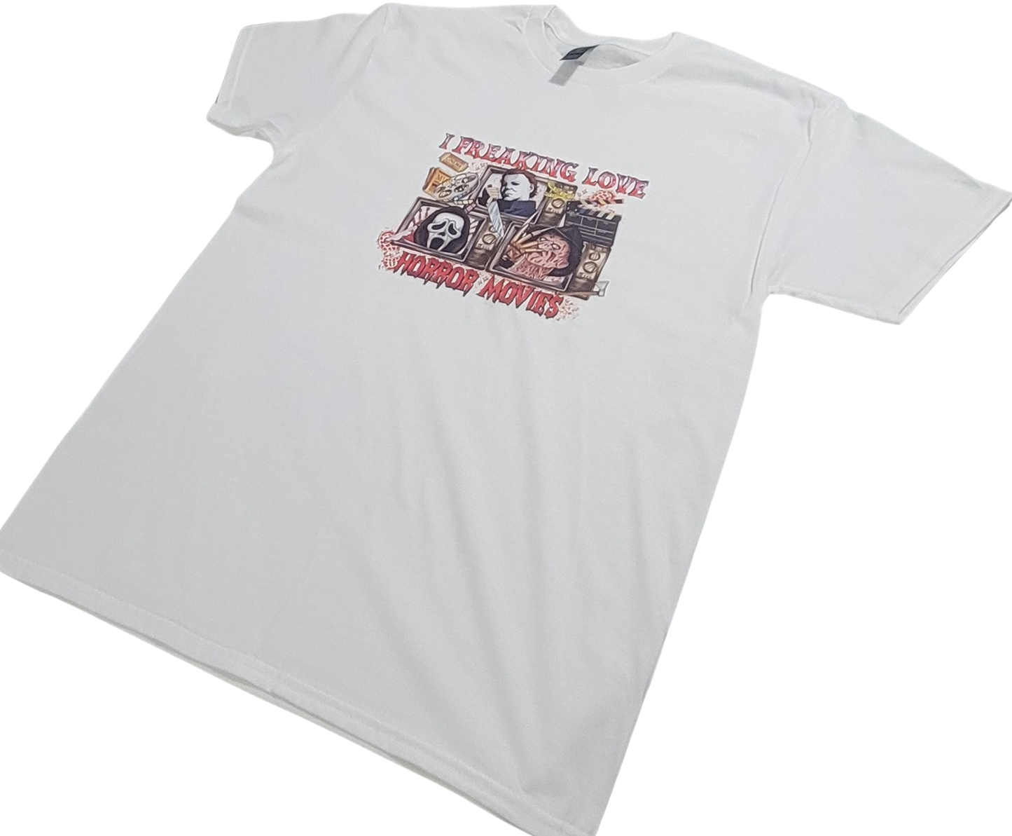 I Freaking Love Horror Movies T-Shirt