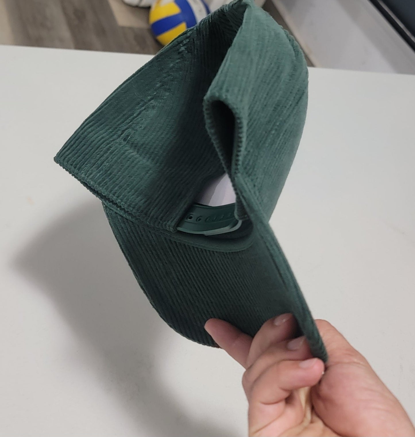 Gorra de Pana Verde Cazador Snapback KBETHOS