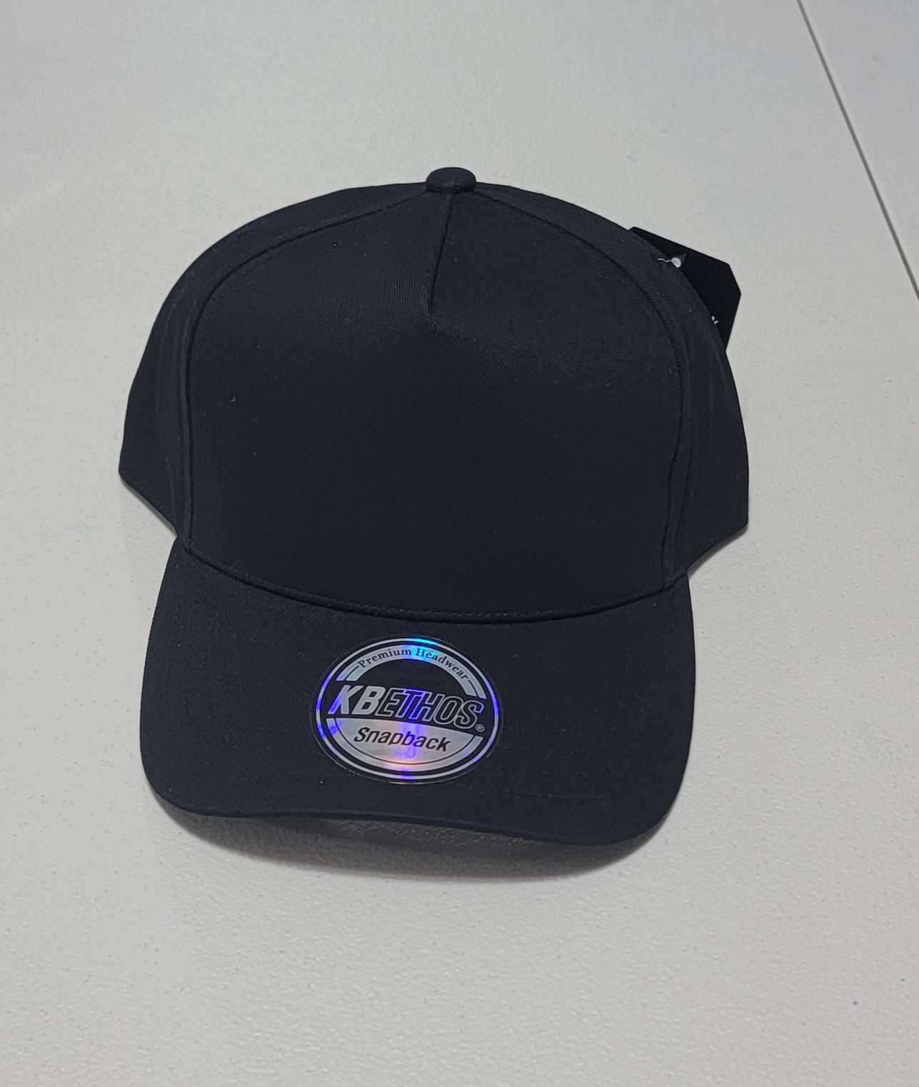 Gorra Baseball Negra Snapback KBETHOS