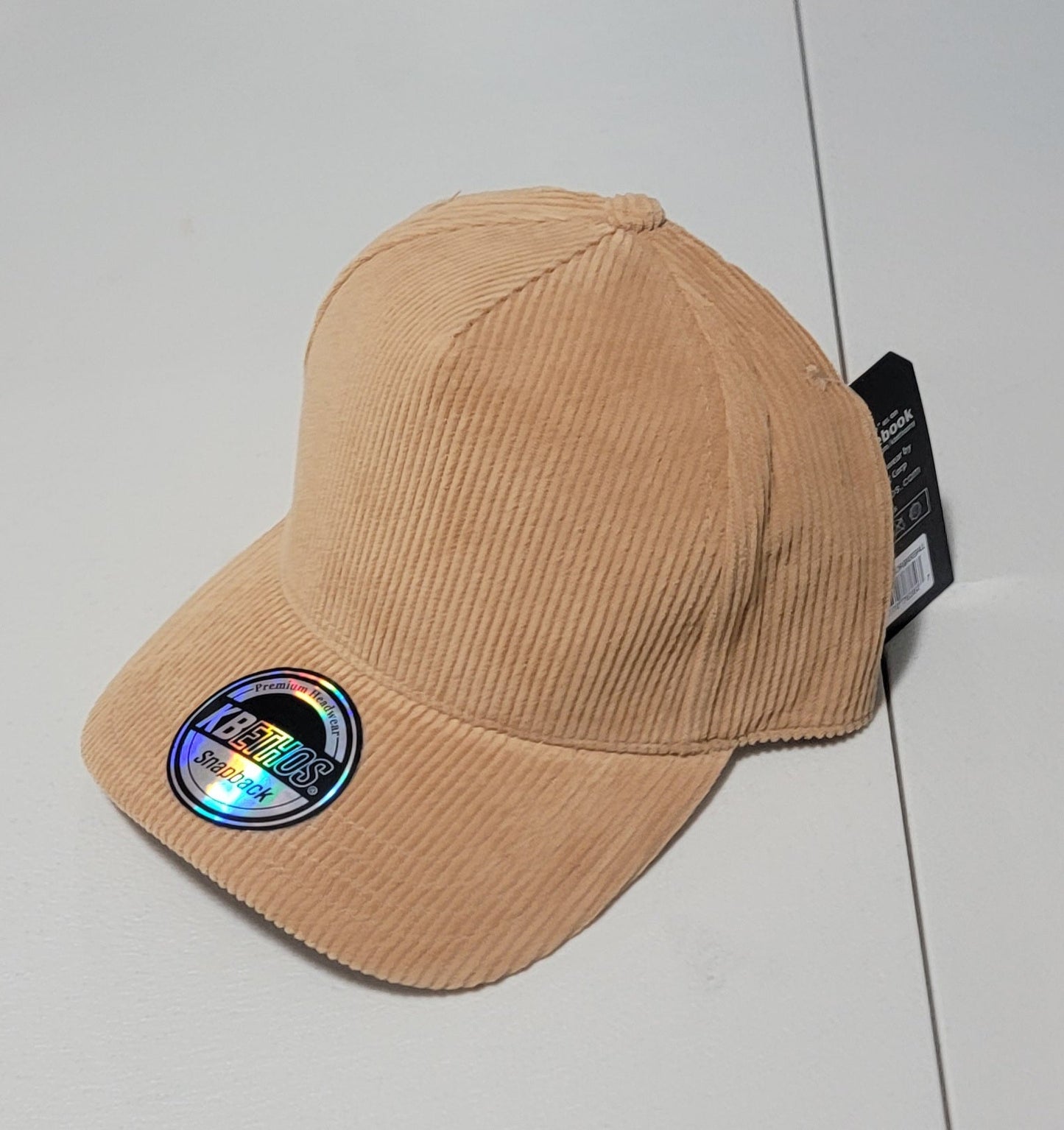 Gorra de Pana Beige Snapback KBETHOS