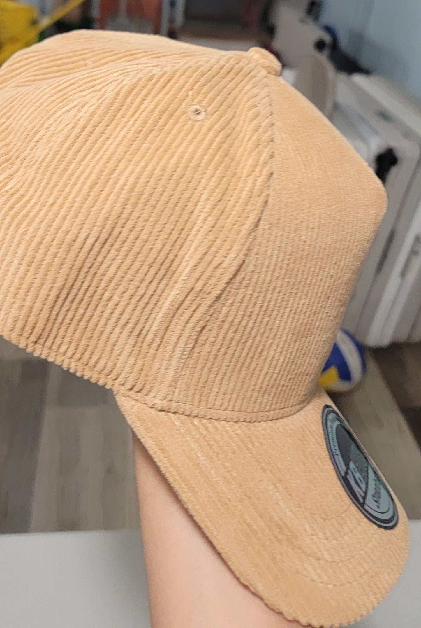 Gorra de Pana Beige Snapback KBETHOS