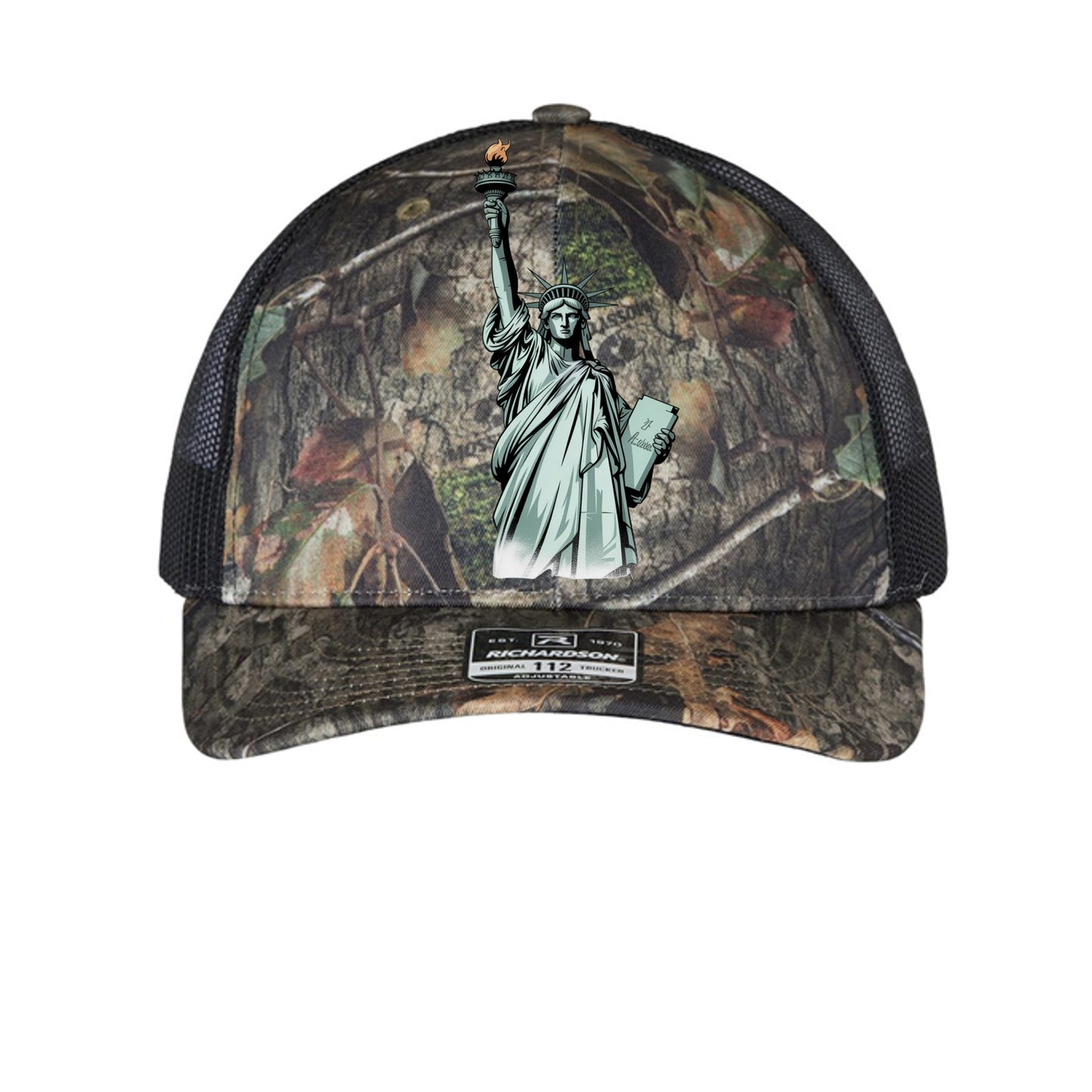 Mossy Oak Country DNA/ Black - 112P - FRONT