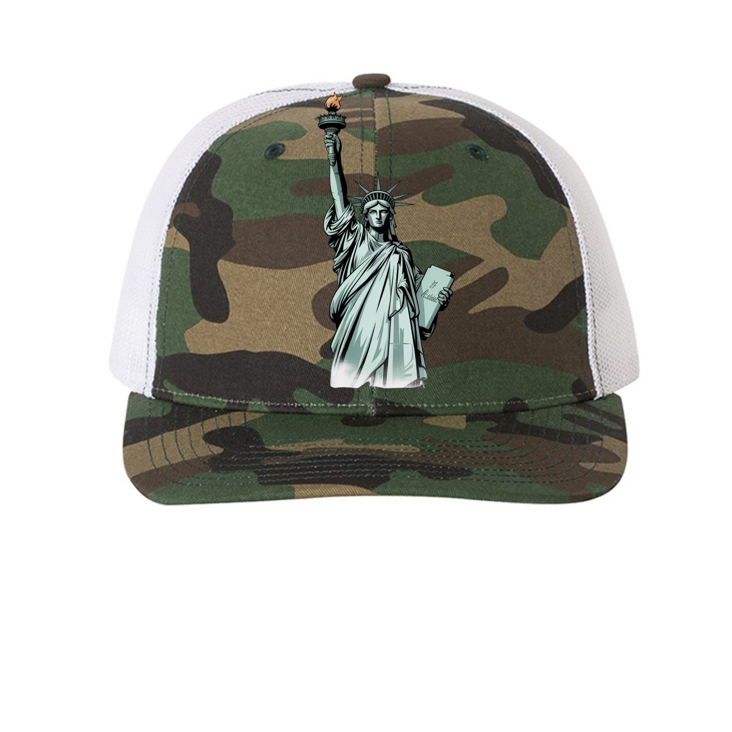Army Camo/ White - 112P - FRONT