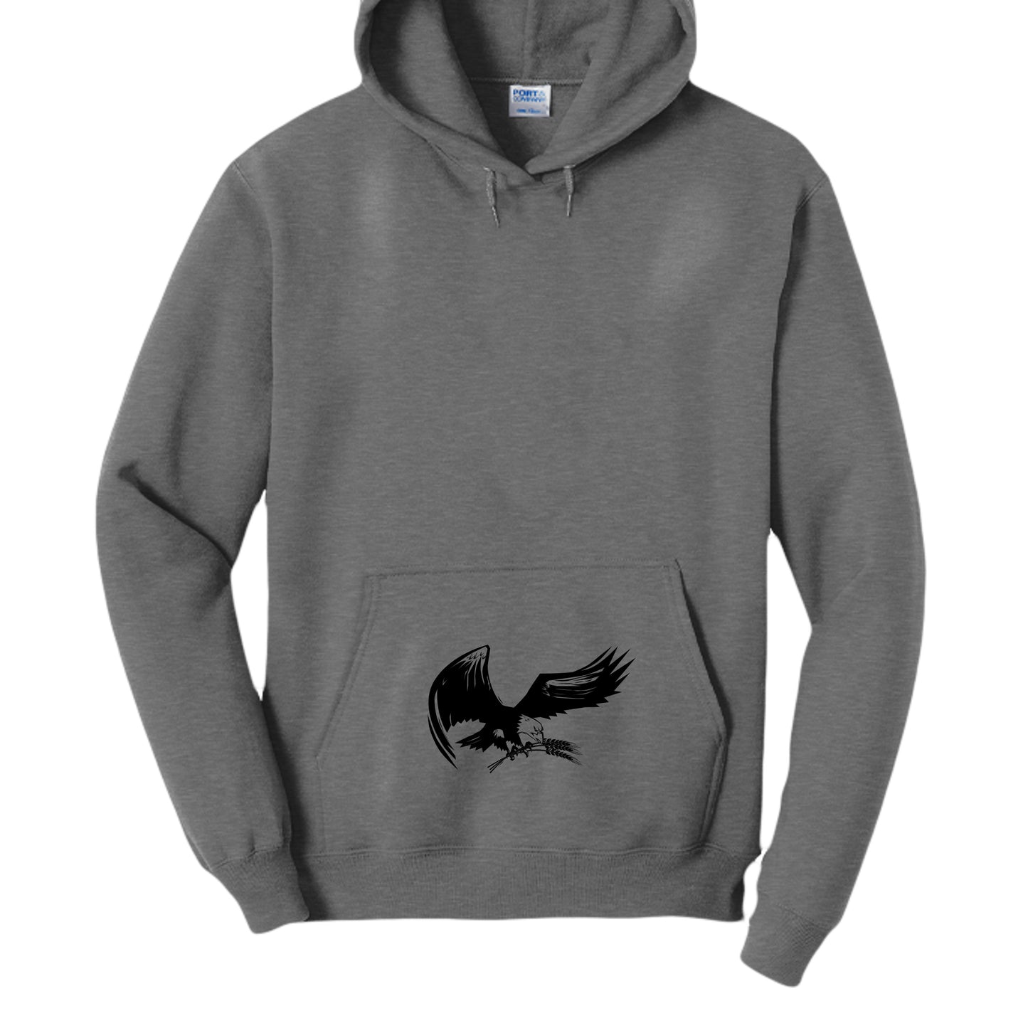 Dark Heather Grey - PC78HT - FRONT