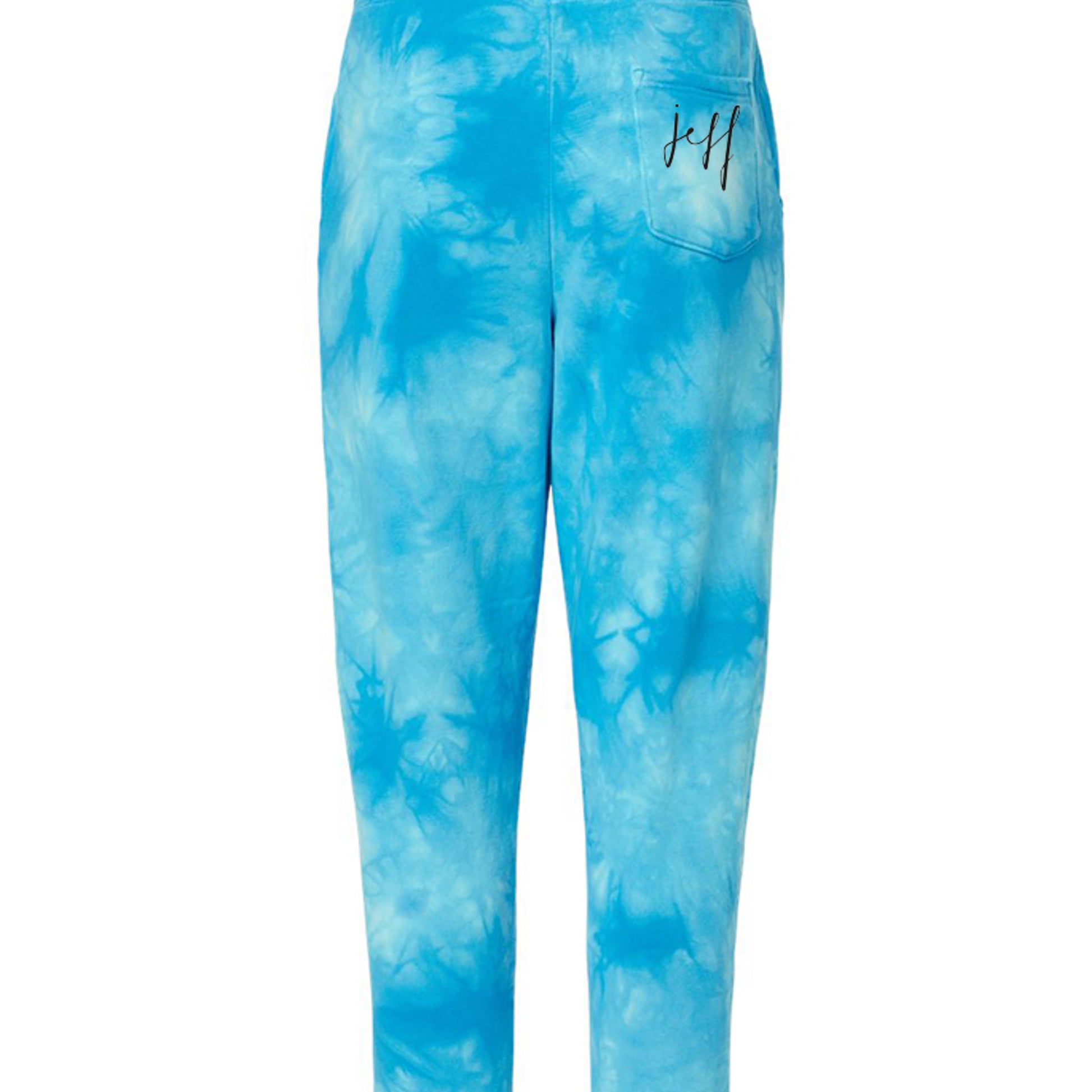Tie Dye Aqua Blue - PRM50PTTD - BACK