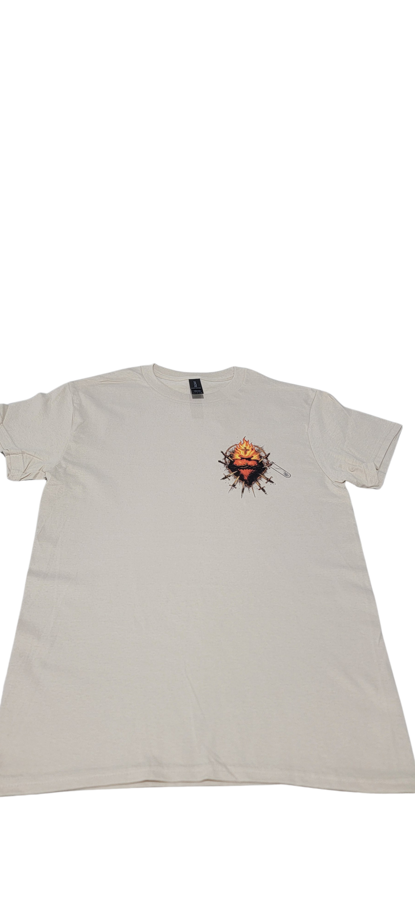 Sacred Heart Graphic Tee Blanca