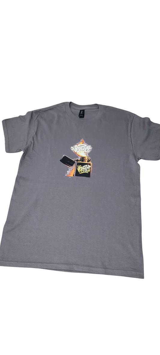 Lighter Graphic Tee Gris