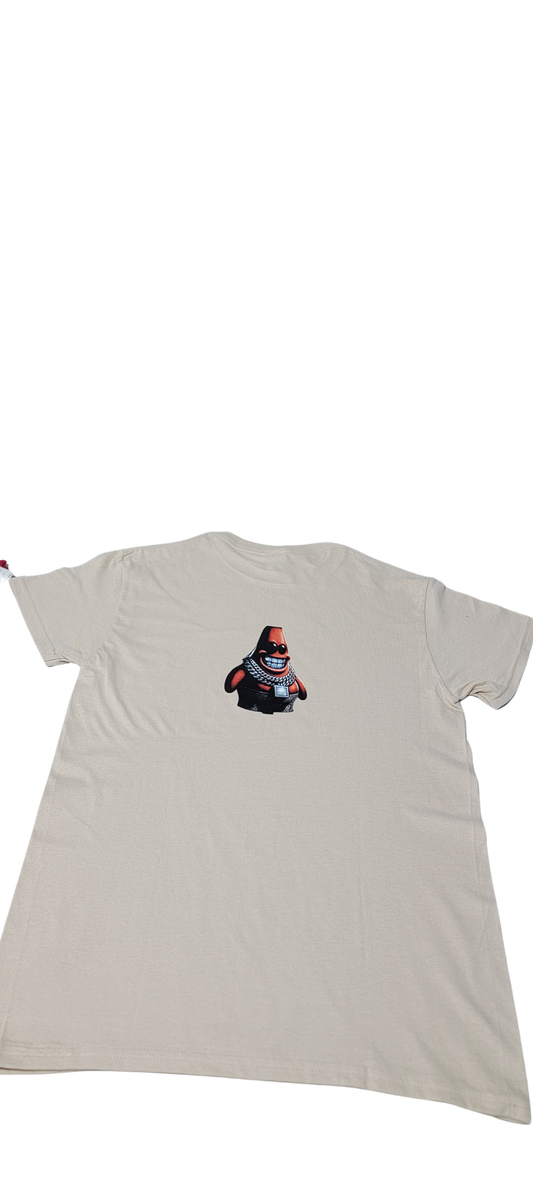 Gangster Chain Graphic Tee Crema