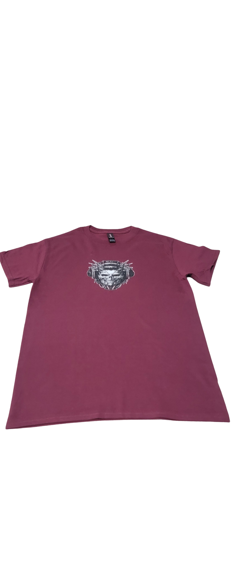 Skull Guns Graphic Tee Vino