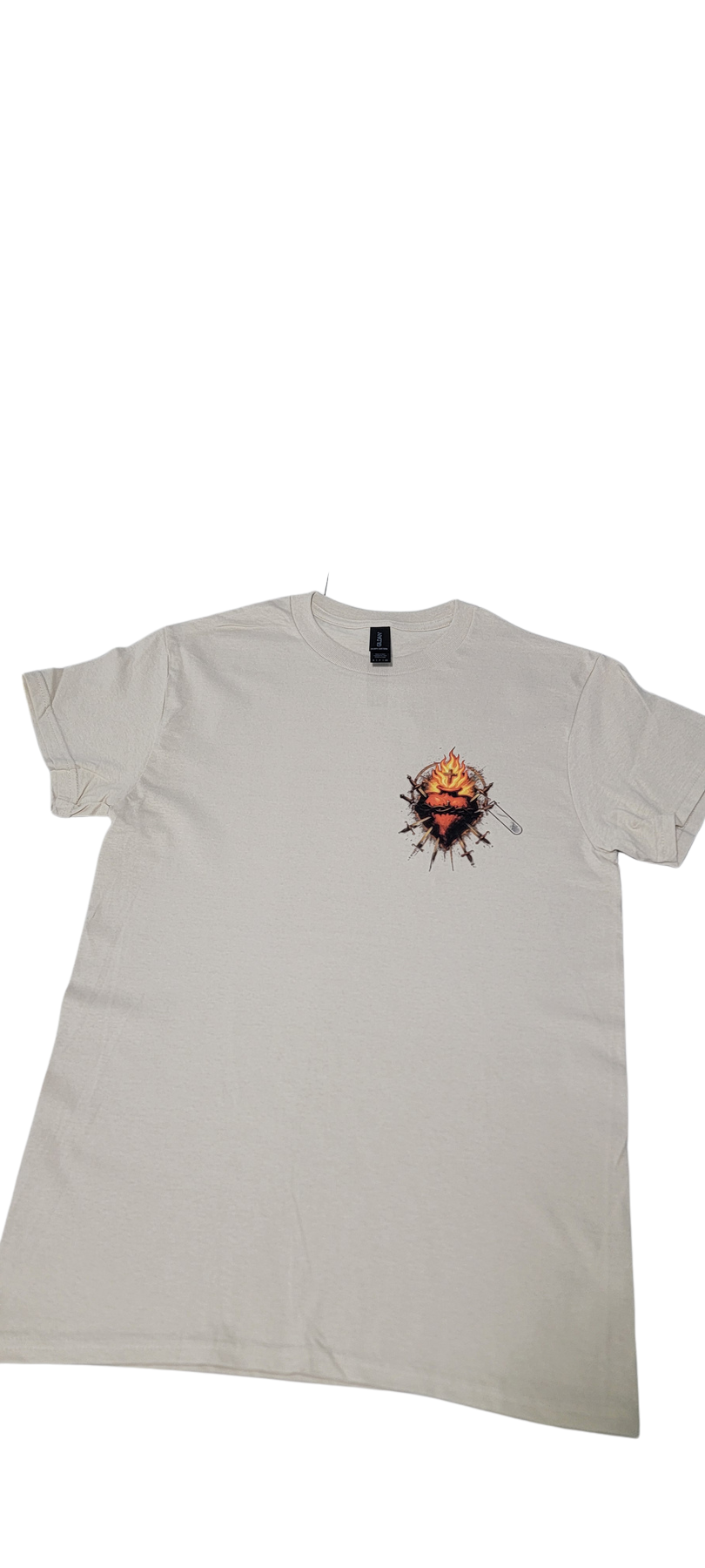Sacred Heart Graphic Tee Blanca