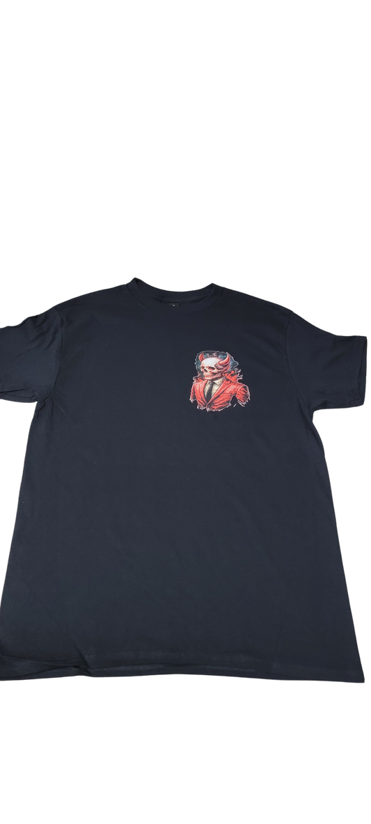 Camiseta Negra Esqueleto