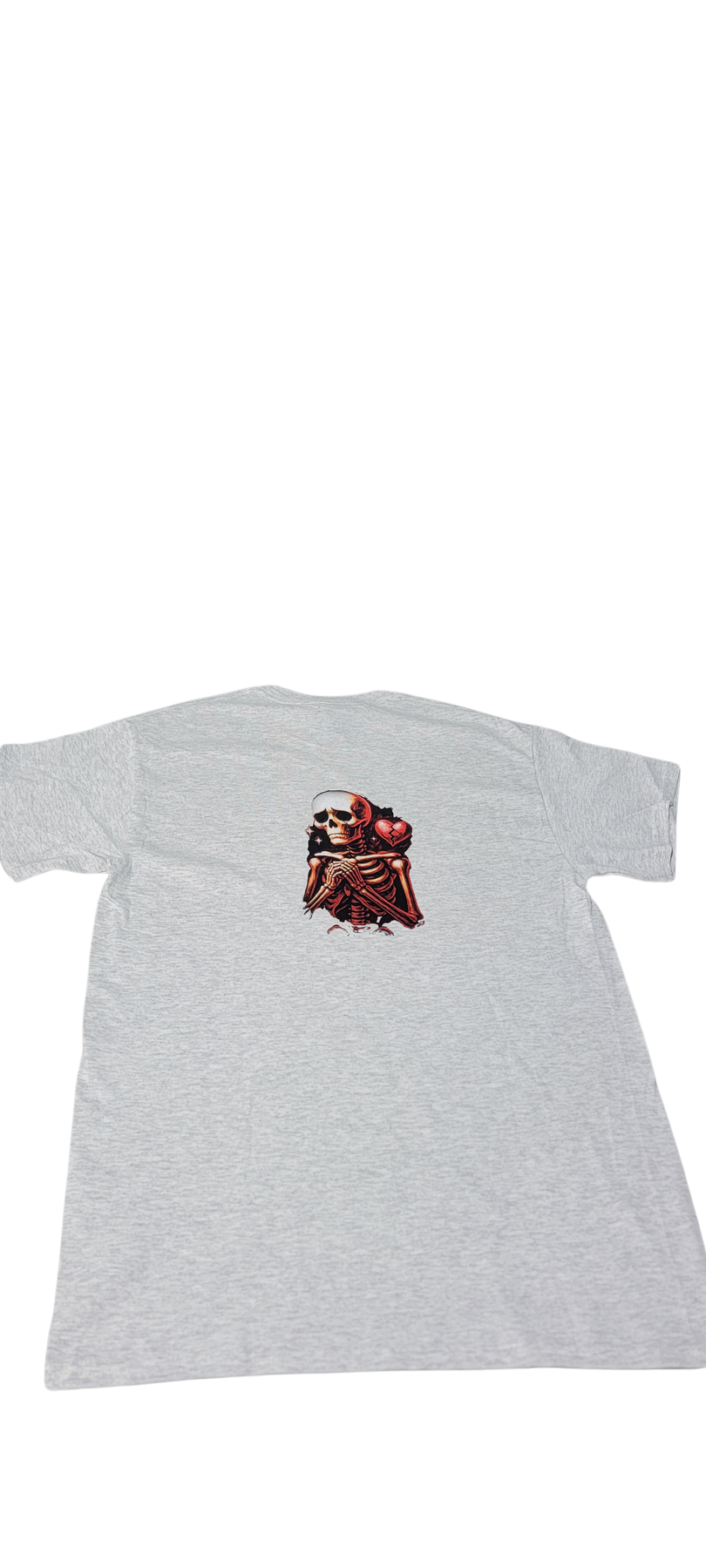 Camiseta Gris Esqueleto
