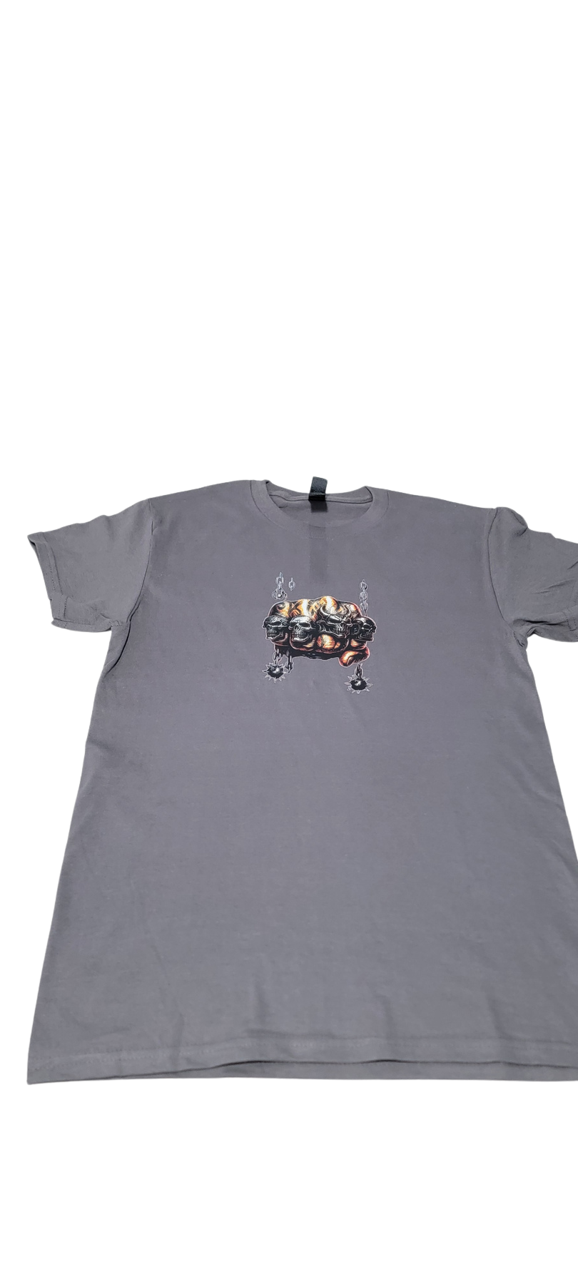 Skull Graphic Tee Gris