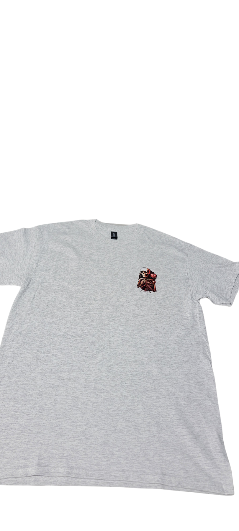Camiseta Gris Esqueleto