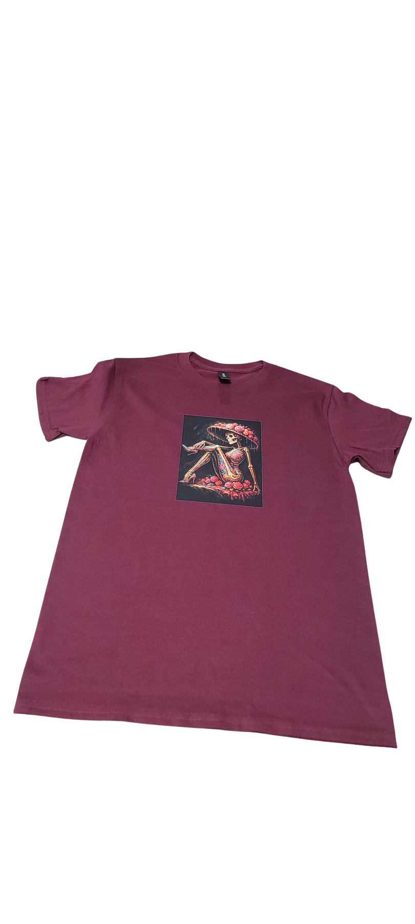 Catrina Skeleton Graphic Tee Vino
