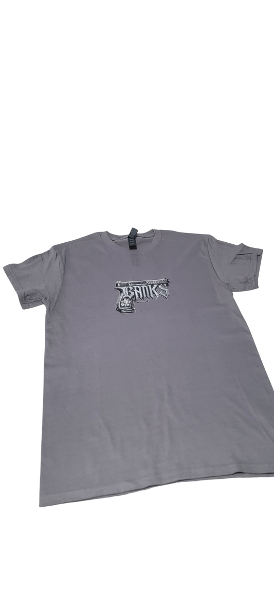 Banks Gun Graphic Tee Gris