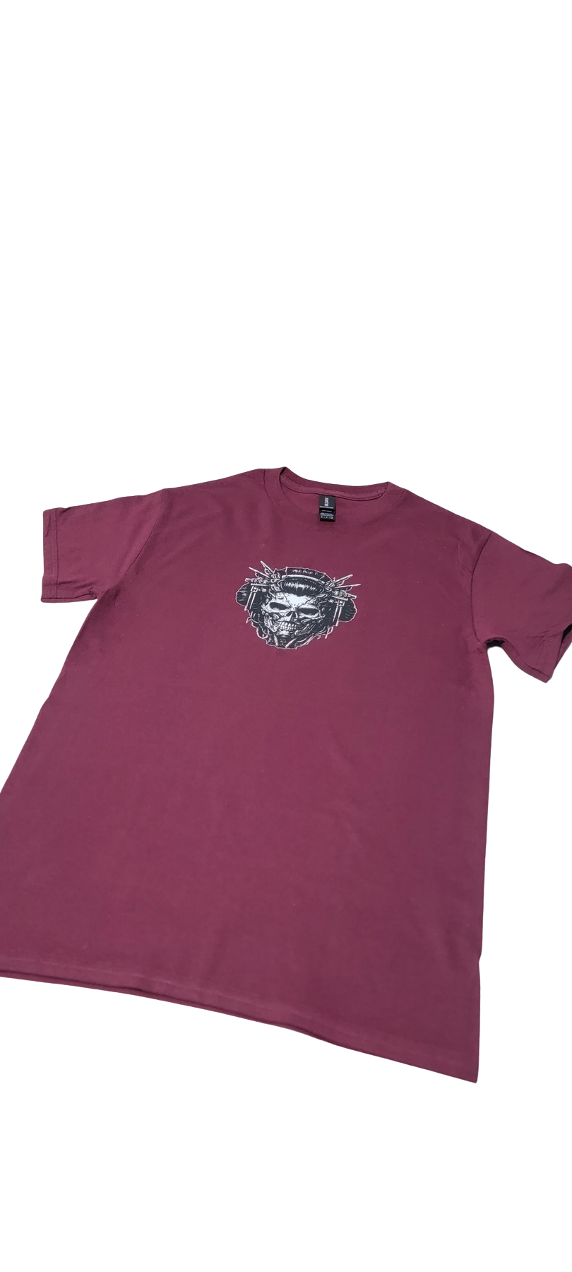 Skull Guns Graphic Tee Vino